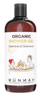 M&uuml;nnah Natural Cosmetics Bio-Duschgel mit Ringelblume und Kamille, 500 ml