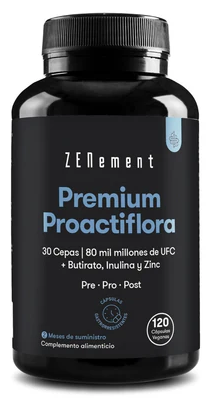 Zenement Premium Proactiflora 30 St&auml;mme 80 Milliarden KBE 120 Kapseln