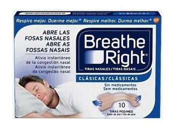 Breathe Right Breathe Right Classic Nasenstreifen, klein und mittel, 10 St&uuml;ck