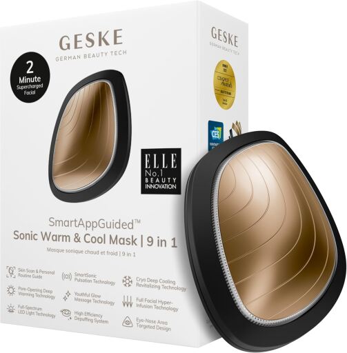 Smart App Guided Warm and Cool Sonic Mask 9 in 1