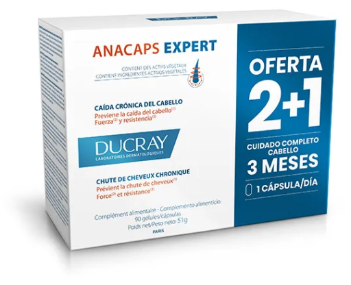 Ducray Anacaps Expert Chronischer Haarausfall 90 Kapseln