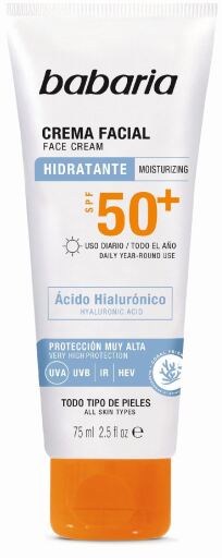 Feuchtigkeitsspendende Gesichtscreme mit Hyalurons&auml;ure LSF50+ 75 ml