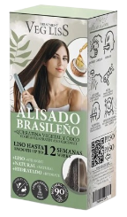 VegLiss Brasilianische Gl&auml;ttung mit pflanzlichem Keratin und Kokosnuss 2 Einheiten