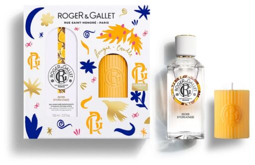 Roger & Gallet Bois D'Orange Eau Bienfaisante 100 ml + Kerze 75 gr