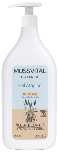 Mussvital Botanics Atopic Skin Badegel 750 ml