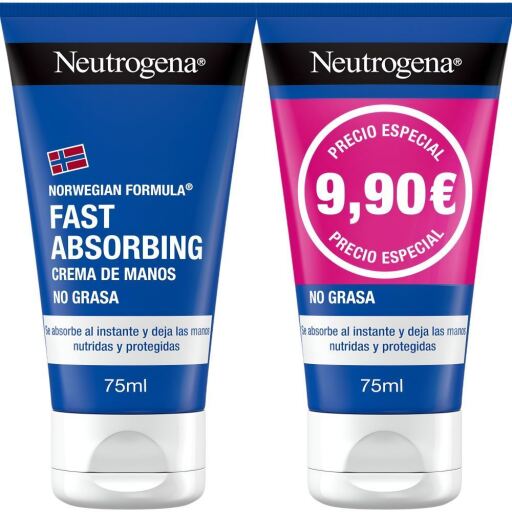 Neutrogena Schnell einziehende Handcreme 2x75 ml