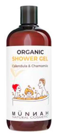 M&uuml;nnah Natural Cosmetics Bio-Duschgel mit Ringelblume und Kamille, 250 ml