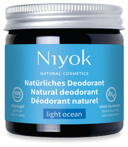 Niyok Deodorant-Creme Schutz 2 in 1 Light Ocean 40 ml