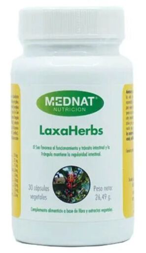 Mednat Nutrici&oacute;n Laxaherbs 30 Kap