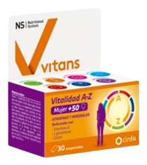 Ns Nutritional System Vitans Vitality AZ Woman 50+ 30 Tabletten
