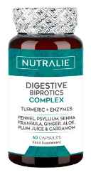 Nutralie Verdauungsprobiotischer Komplex+ Curcuma 60 Kapseln