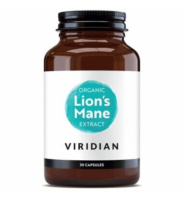 Viridian Bio-L&ouml;wenm&auml;hnenextrakt, 30 pflanzliche Kapseln