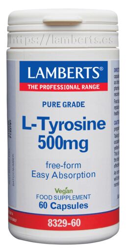 Lamberts L-Tyrosin 500 mg 60 Kapseln