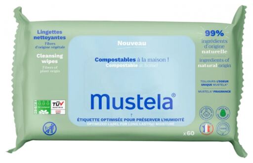 Mustela Reinigungst&uuml;cher 60 Einheiten