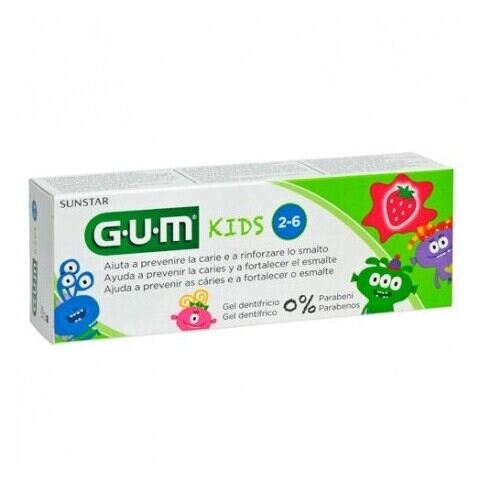 Gum Kinderzahnpasta f&uuml;r Kinder 2-6 Jahre Erdbeere 50 ml