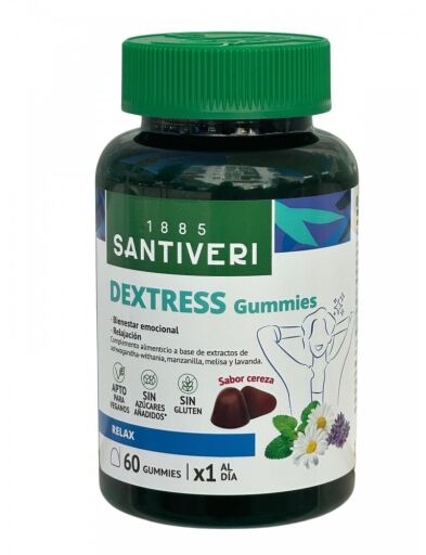 Santiveri Dextress Kaugummis, 60 Gummis