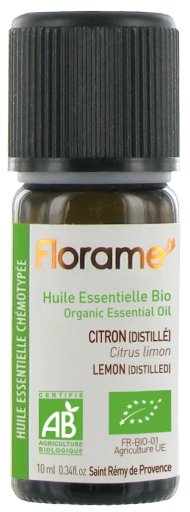 Florame &Auml;therisches Bio-Zitronen&ouml;l, destilliert, 10 ml