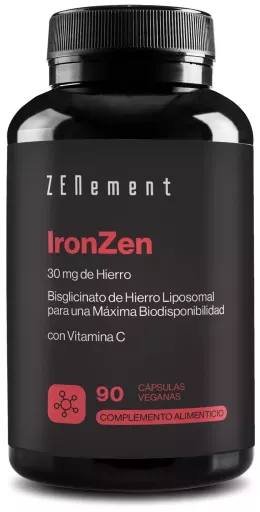 Zenement IronZen 30 mg Eisen mit Vitamin C 90 Kapseln