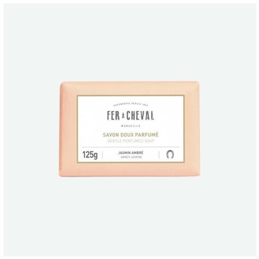 Fer A Cheval Feste Seife mit Jasmin- und Amberduft, 125 g