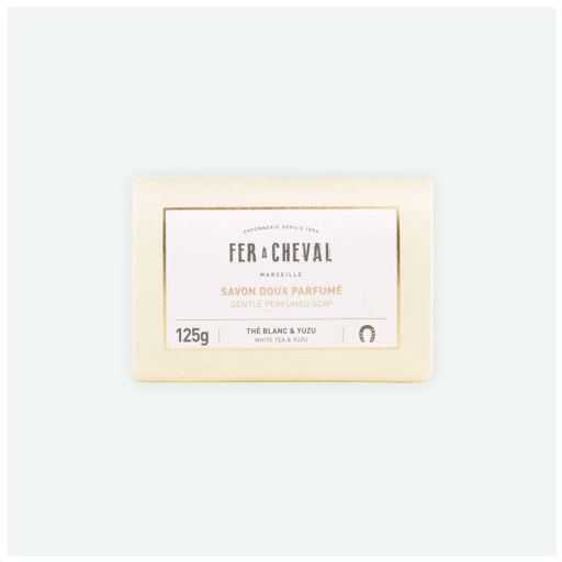 Fer A Cheval Feste Seife mit Wei&szlig;tee- und Yuzu-Duft, 125 g