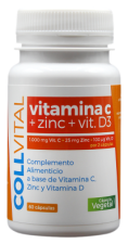 Vitamin C+Zink+D3 60 Kapseln