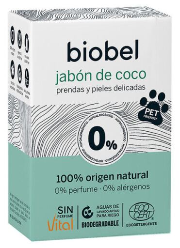 Kokosnussseife f&uuml;r Kleidung und empfindliche Haut 0% 240 gr