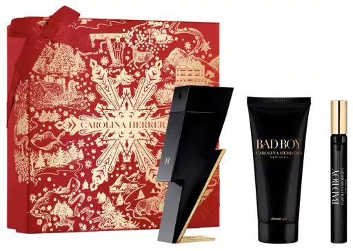 Carolina Herrera Bad Boy 3-teiliges Etui