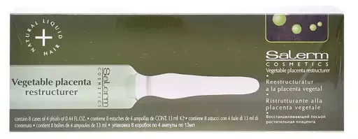 Salerm Pflanzlicher Plazenta-Restrukturierer 32 x 13 ml