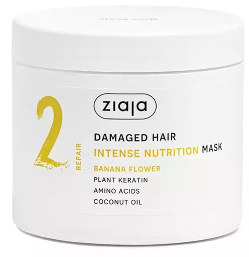 Ziaja Plant Essentials N&auml;hrende Bananenbl&uuml;ten-Haarmaske 350 ml