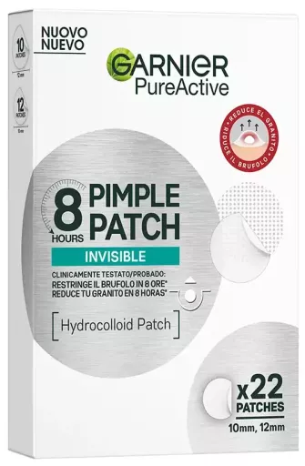 Garnier Pure Active Unsichtbare Anti-Akne-Pflaster, 22 St&uuml;ck