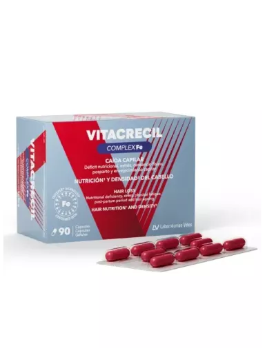 Laboratorios Vi&ntilde;as Vitacrecil Complex Fe 90 Kapseln