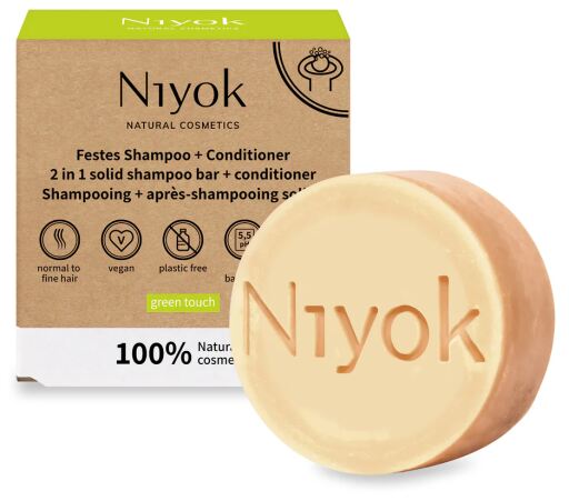 Niyok Green Touch Festes Shampoo + Sp&uuml;lung 80g