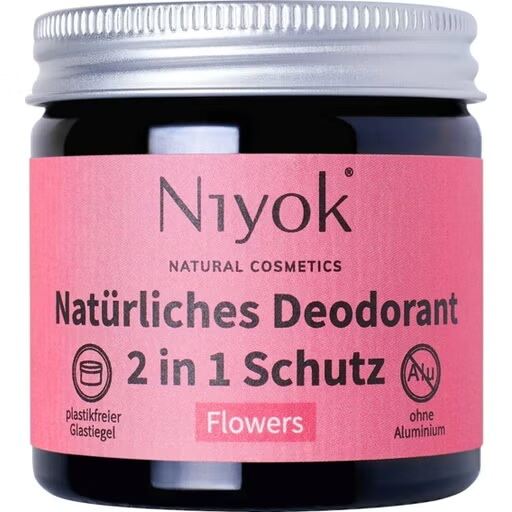 Niyok Deodorant + Antitranspirant Blumen 40 ml