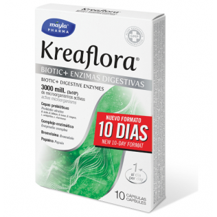 Mayla Pharma Kreaflora Biotic+ Verdauungsenzyme 10 Kapseln