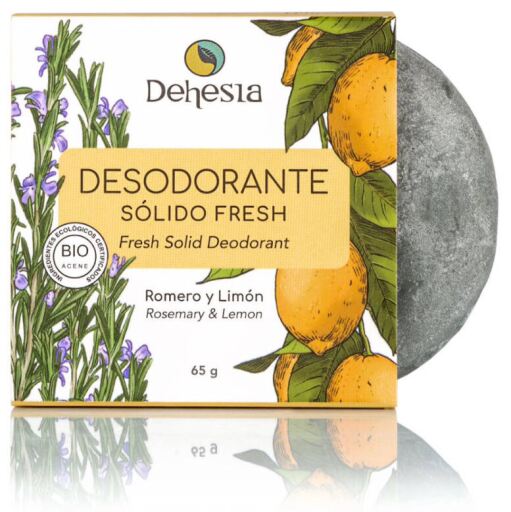 Dehesia Frisches, festes Deodorant mit Rosmarin und Zitrone, 65 g