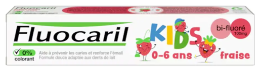 Fluocaril Erdbeer-Gel f&uuml;r Kinder (3 bis 6 Jahre), 75 ml