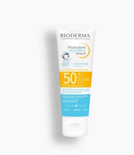 Bioderma Photoderm P&auml;diatrie Mineralische Sonnencreme LSF 50+ 50 g