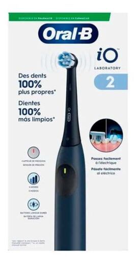 Oral-B Io 2 Elektrische B&uuml;rste Professionelle Reinigung Blau