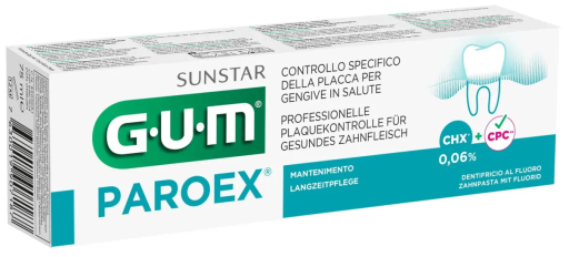 Gum Paroex Pflegezahnpasta Chlorhex 0,06 % 75 ml