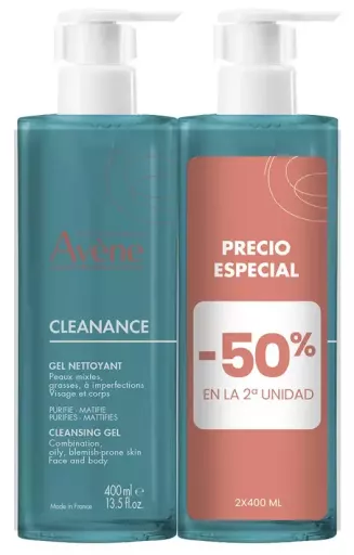 Av&egrave;ne Cleanance Reinigungsgel-Packung 2 x 400 ml