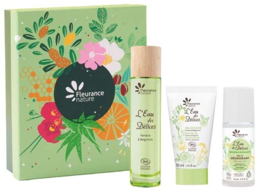 Fleurance Nature Eau Des D&eacute;lices Verbena & Bergamotte 3-teiliges Geschenkset