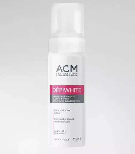 Acm Laboratoires Depiwhite Aufhellender Reinigungsschaum 200 ml