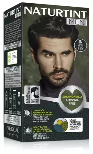 Naturtint Ammoniakfreie Haarfarbe f&uuml;r M&auml;nner, 1 Einheit