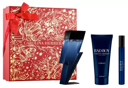 Carolina Herrera Bad Boy Cobalt 3-teiliges Etui