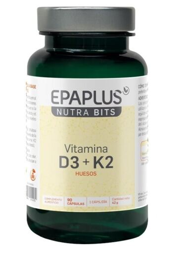 Epaplus Nutrabits Vitamin D3 + Vitamin K2 90 Kapseln