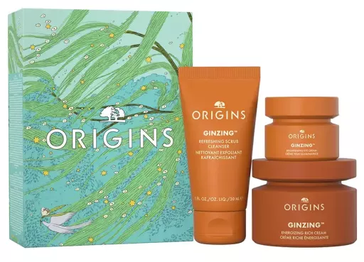 Origins Ginzing Energizing Rich Cream 3-teiliges Set