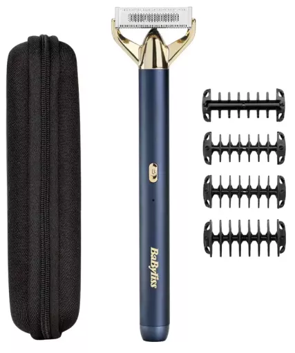 BaByliss X-Blade Super-X Metall-Gold- und Marineblauer Trimmer