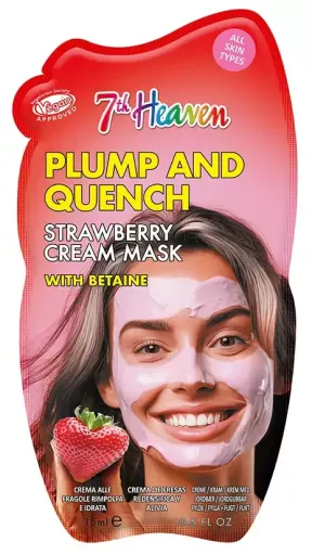 7th Heaven Plump and Quench Erdbeercreme-Gesichtsmaske 15g