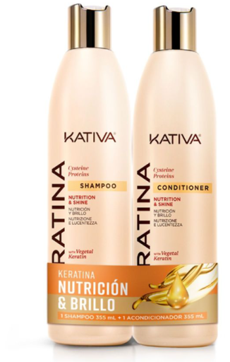 Kativa Keratin-Set Shampoo 355 ml + Sp&uuml;lung 355 ml